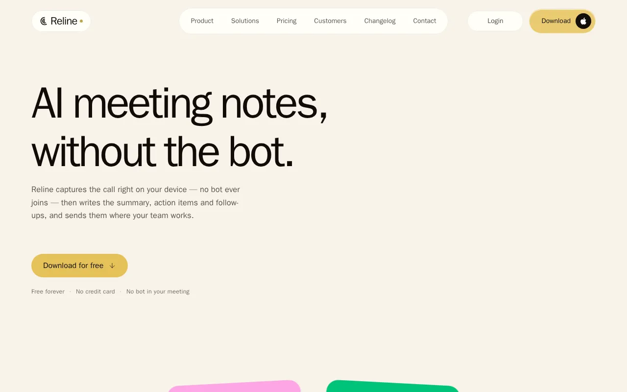 Reline — preview screenshot