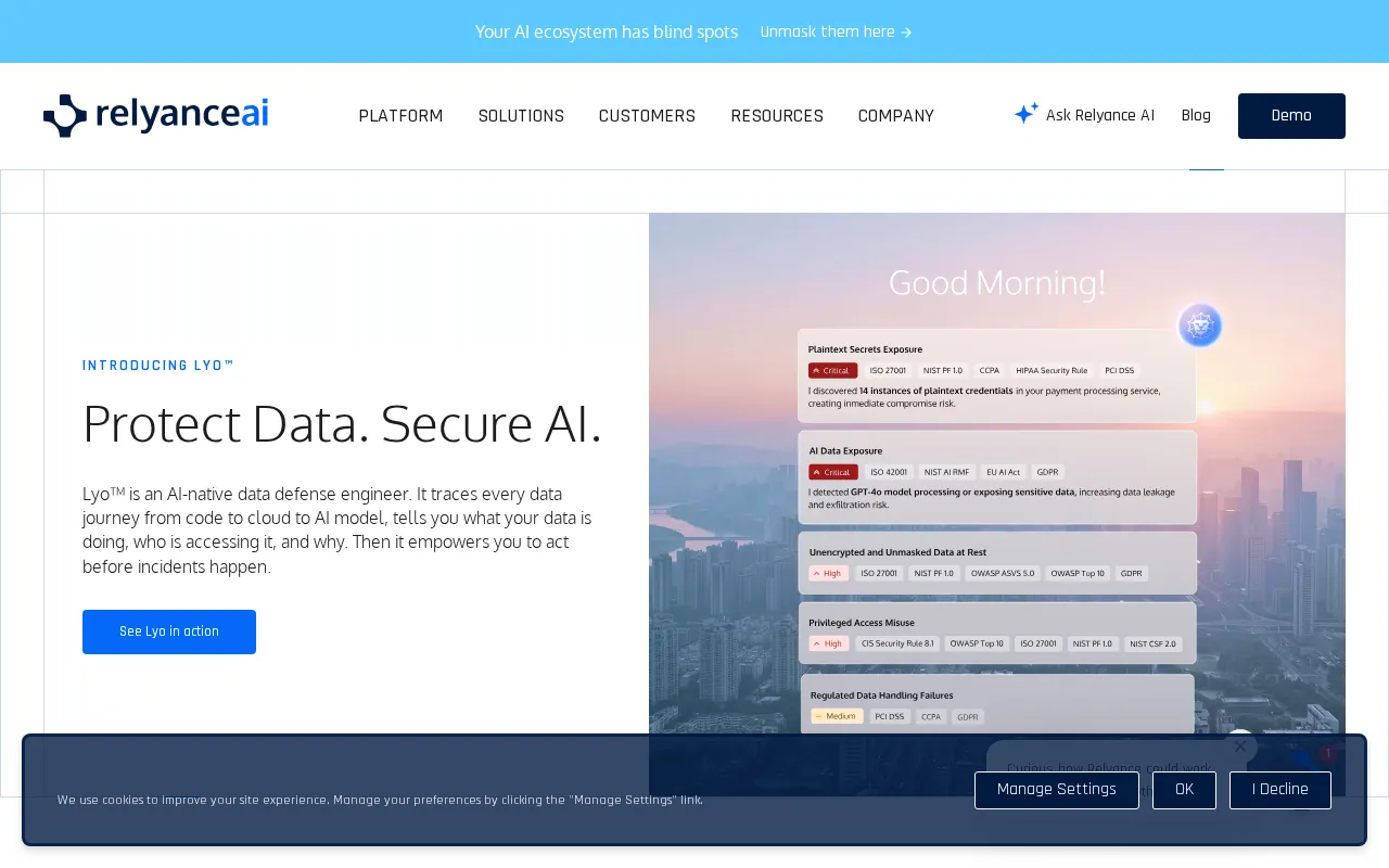 Relyance — preview screenshot