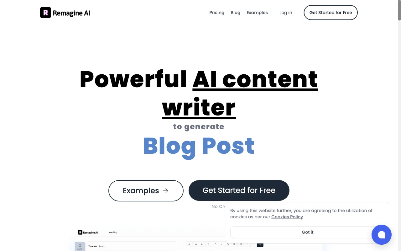 Remagine AI — preview screenshot