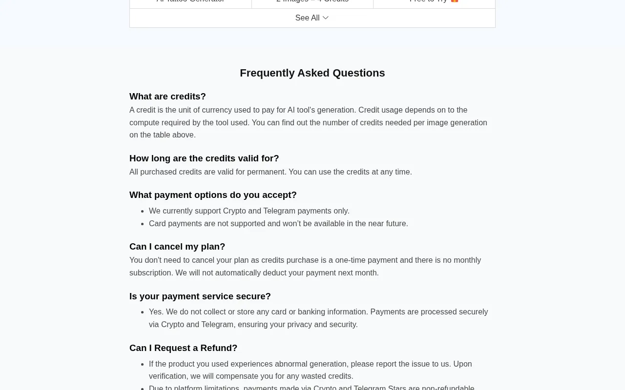 Remaker AI Headshot Generator — pricing page