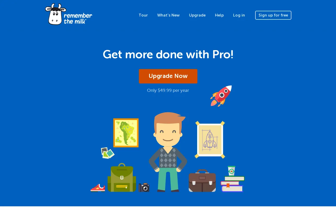 Remember The Milk — pricing page