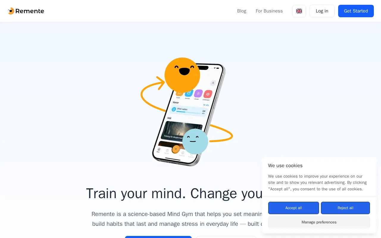 Remente — preview screenshot