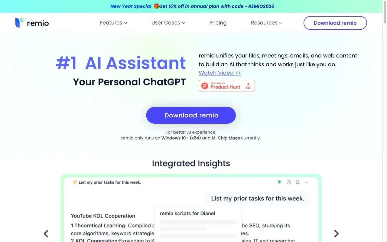 remio AI — preview screenshot