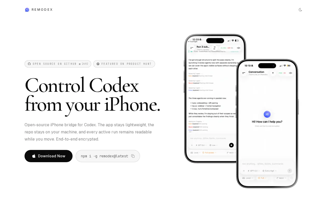 Remodex — preview screenshot