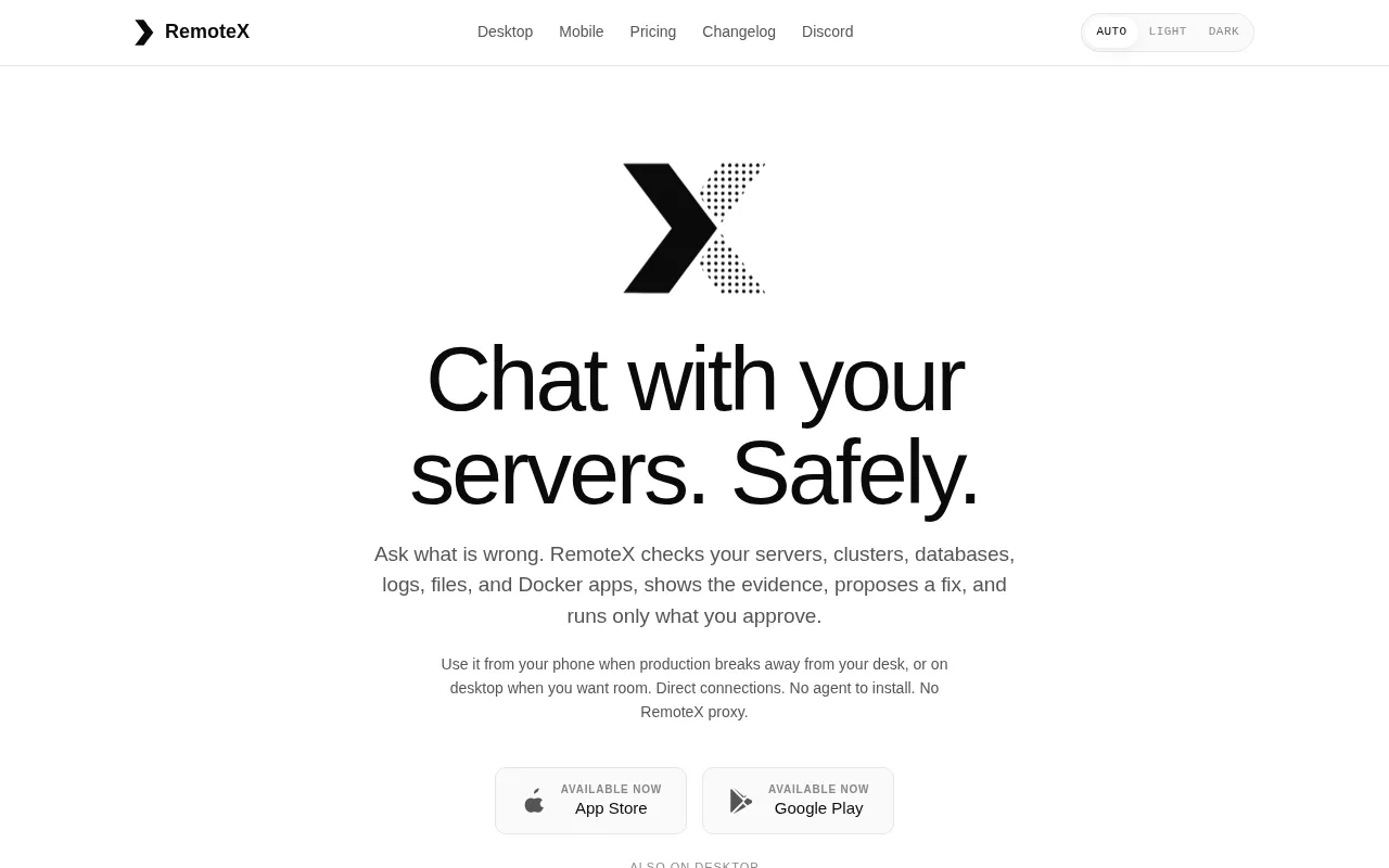 RemoteX — preview screenshot