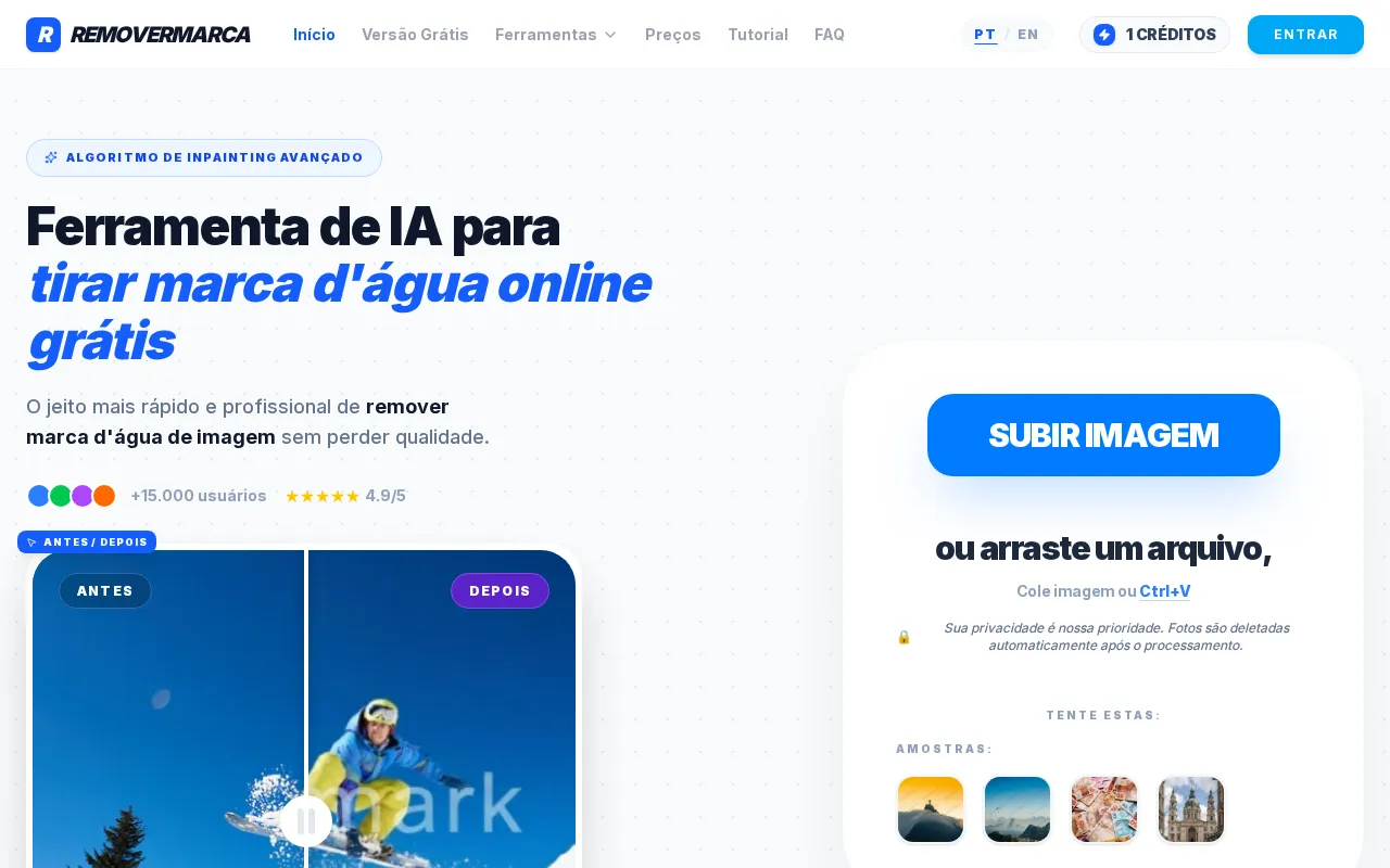 RemoverMarca — preview screenshot