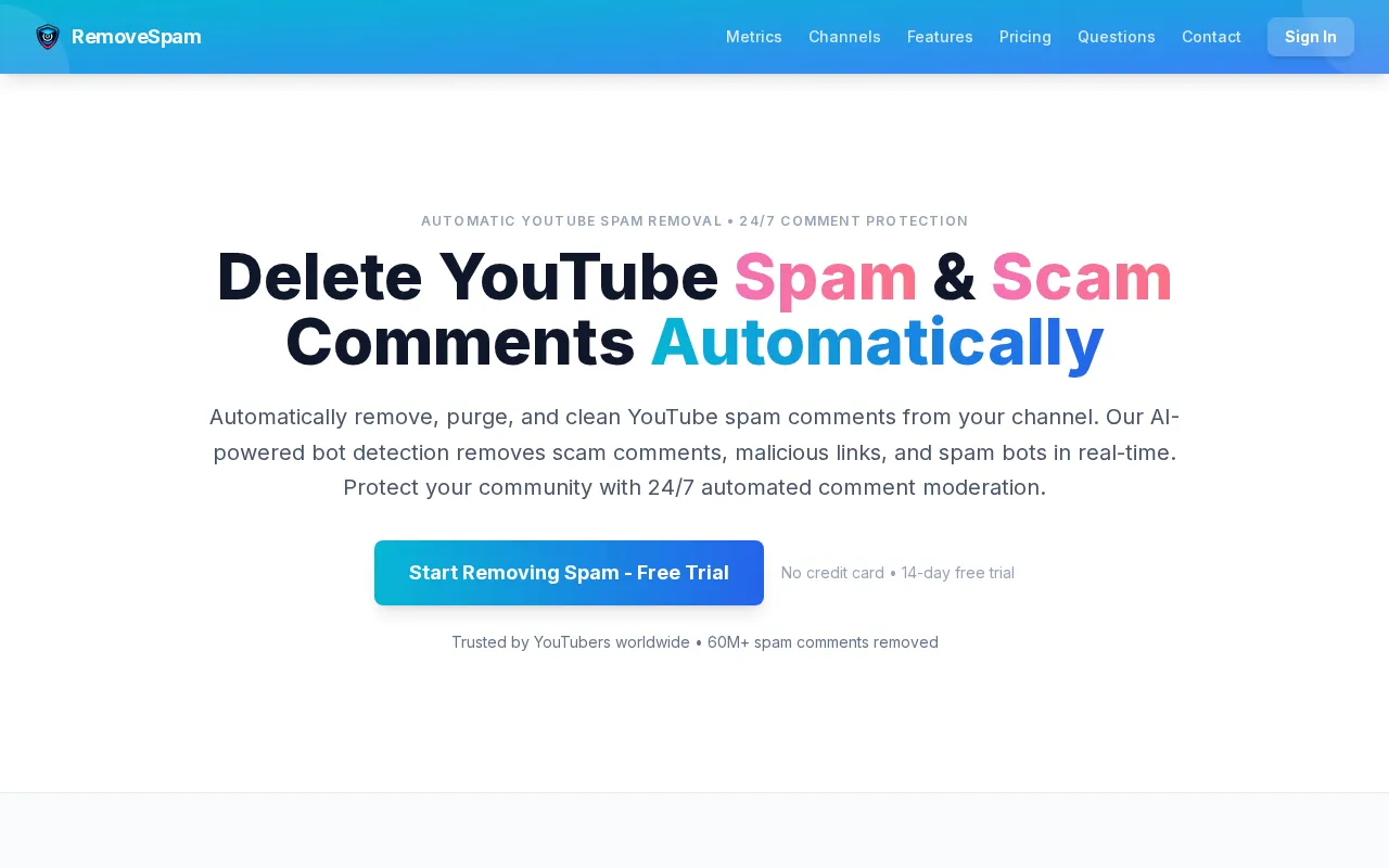 RemoveSpam — preview screenshot
