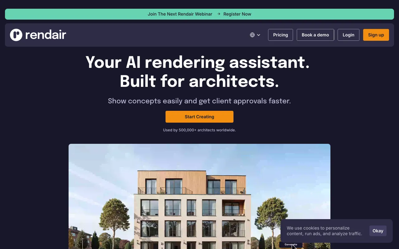 Rendair AI Platform — preview screenshot