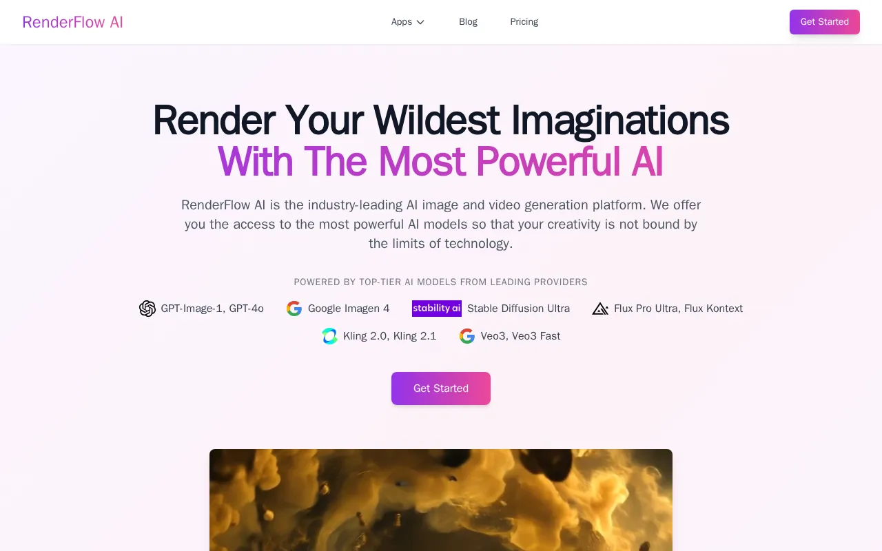 RenderFlow AI — preview screenshot