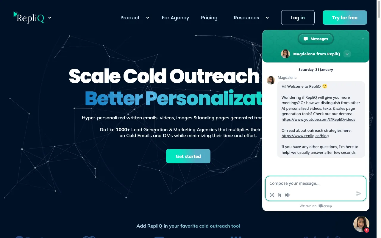 RepliQ — preview screenshot