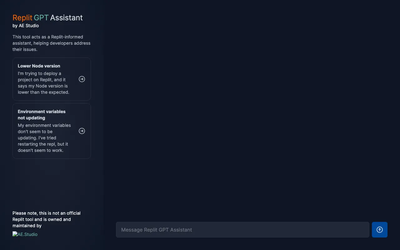 Replit GPT Assistant — preview screenshot
