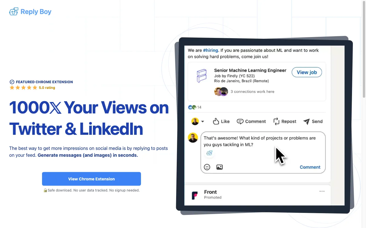 Reply Boy — preview screenshot