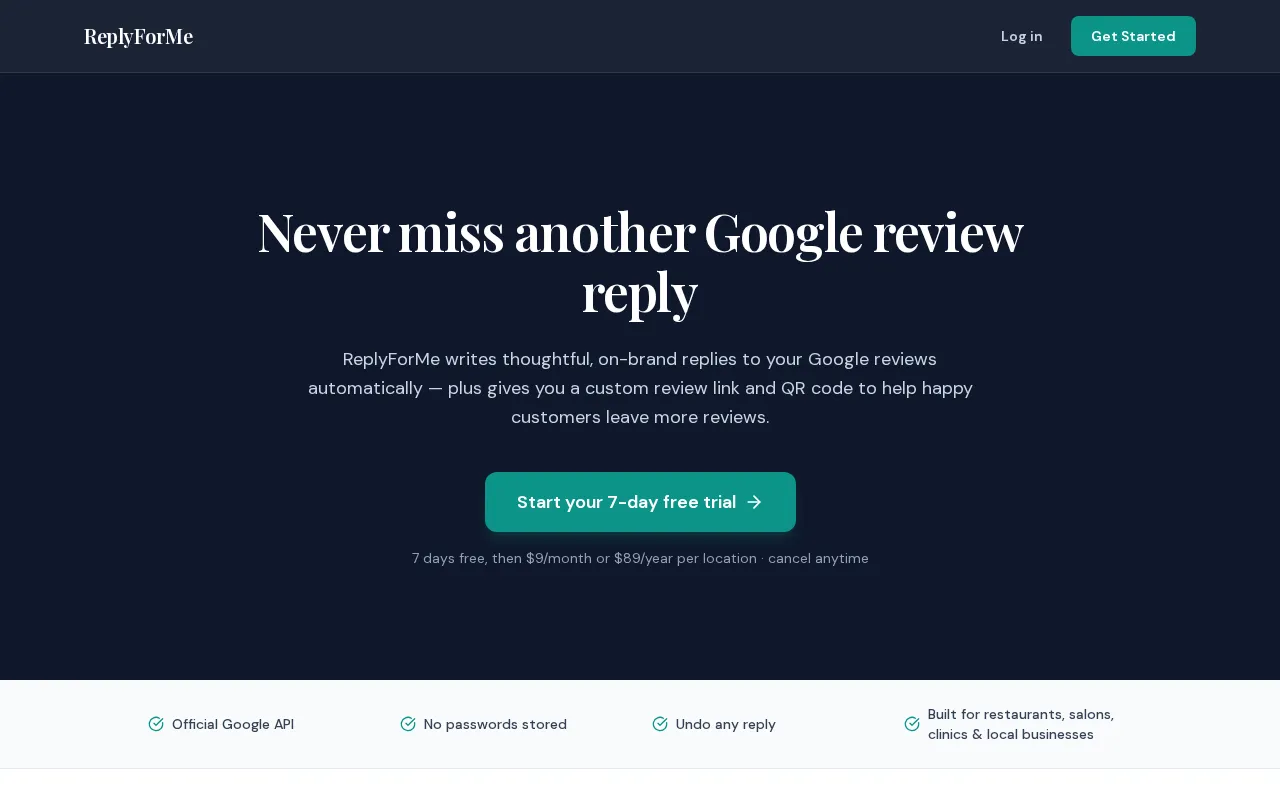 ReplyForMe — preview screenshot