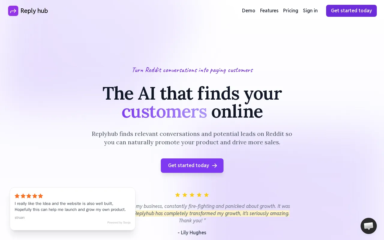 Replyhub — preview screenshot