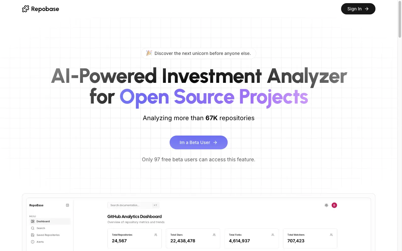 Repobase — preview screenshot