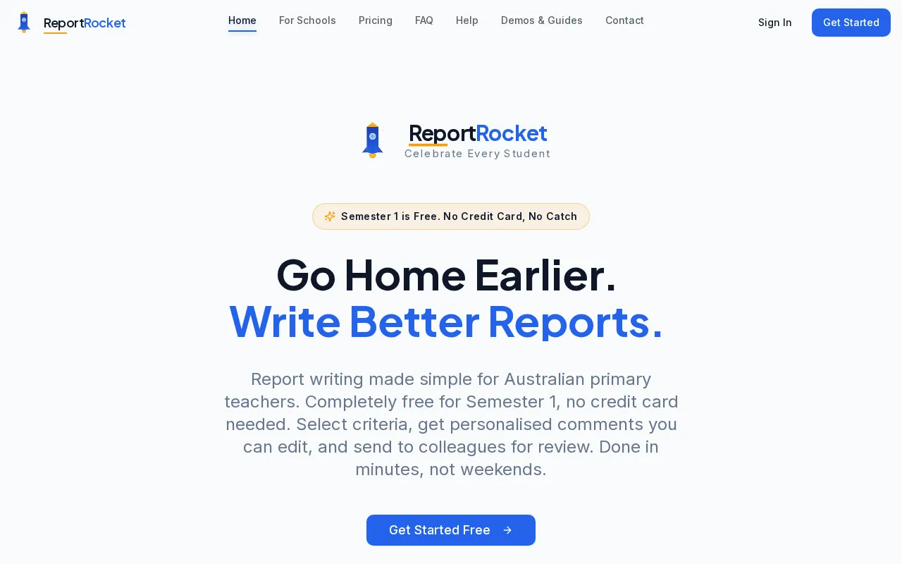 ReportRocket — preview screenshot