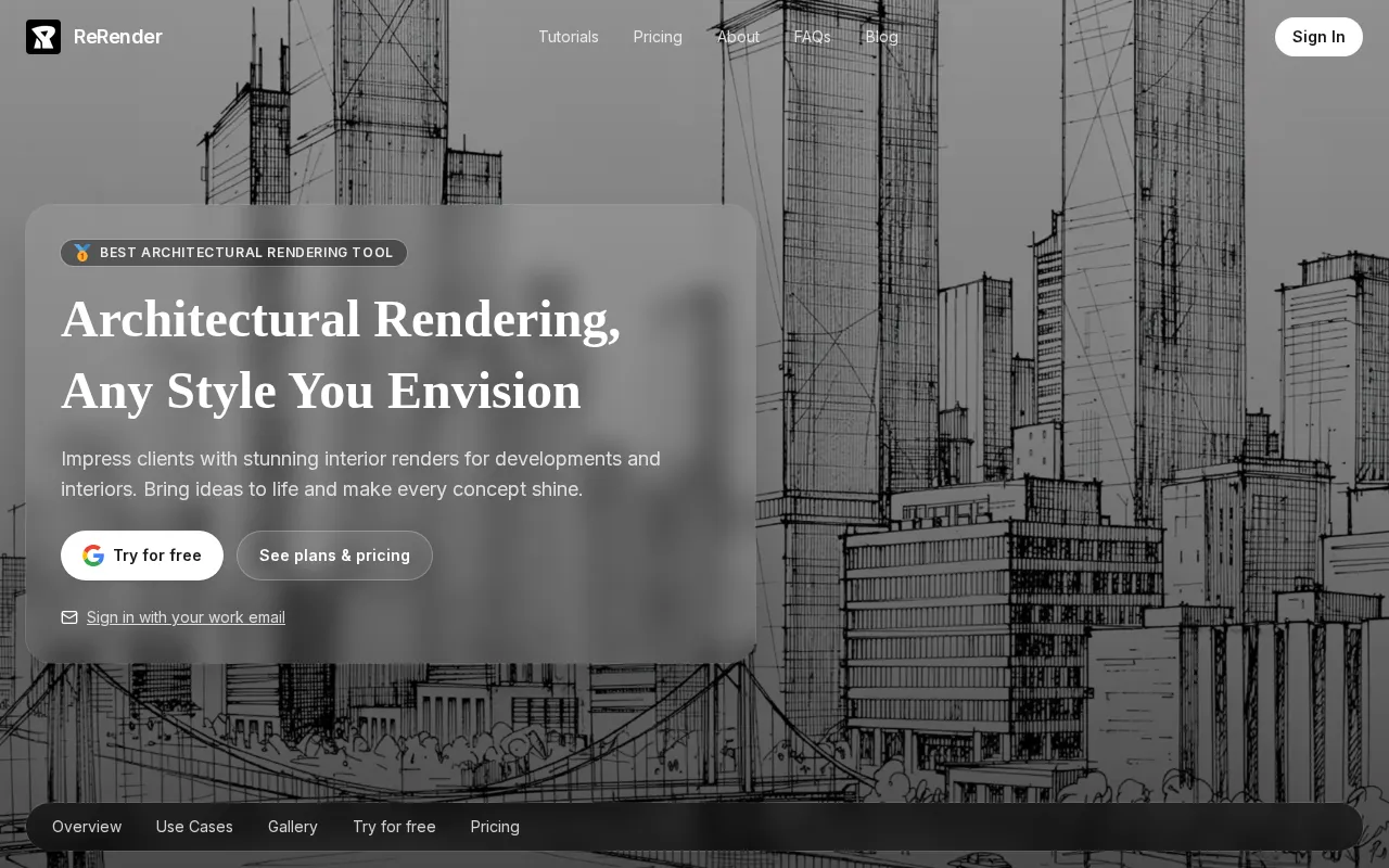 ReRender AI — preview screenshot