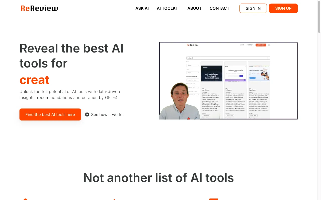 ReReview AI — preview screenshot