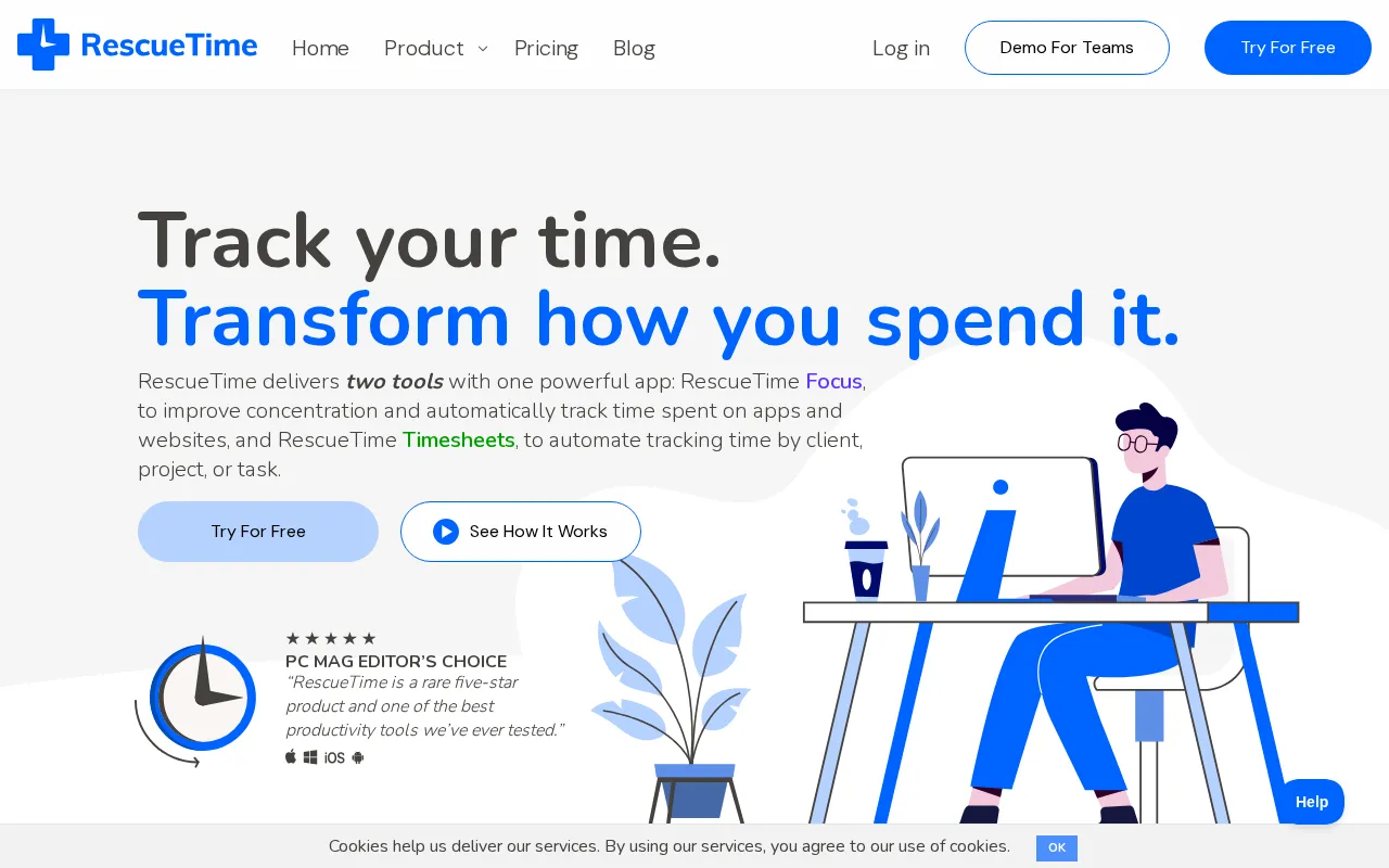 Rescuetime — preview screenshot