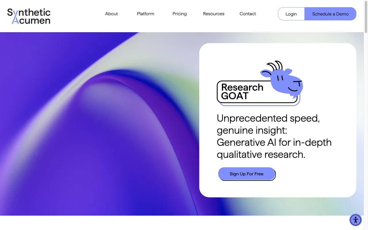 Research GOAT — preview screenshot