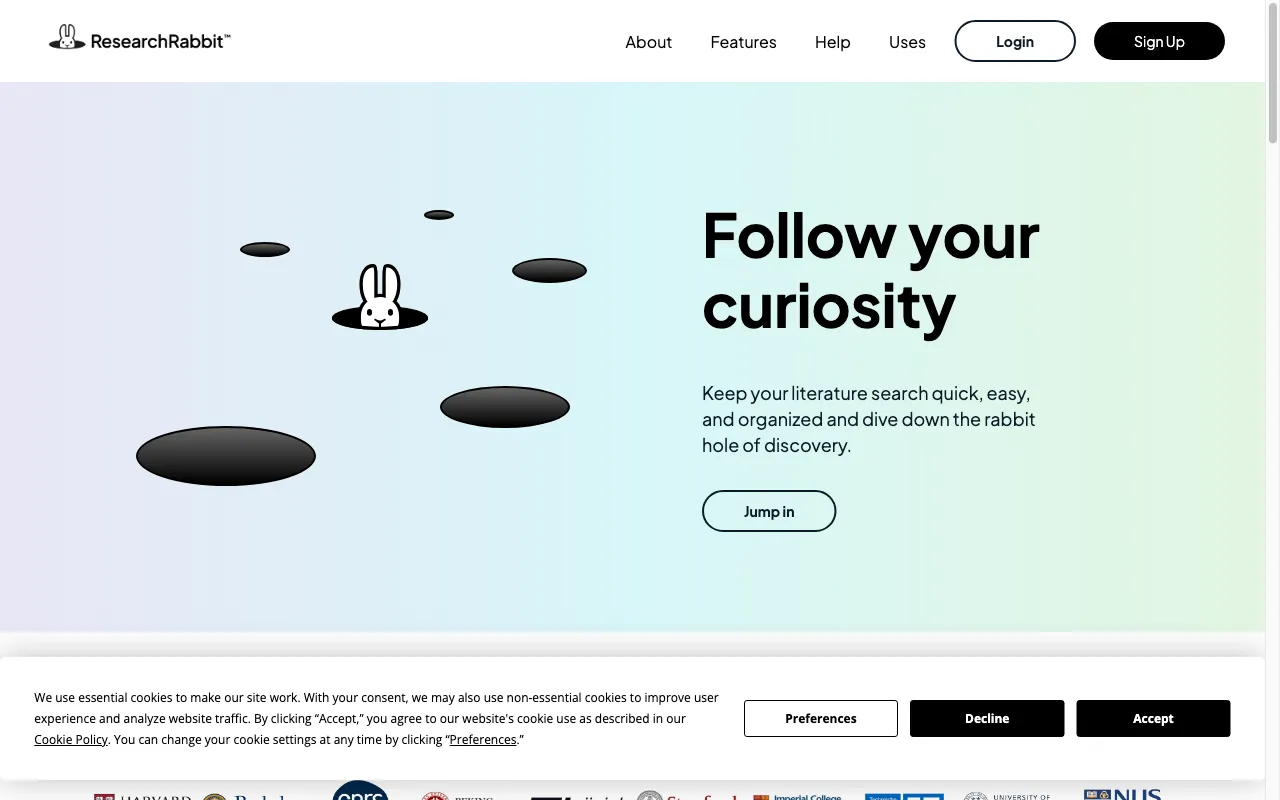 ResearchRabbit — preview screenshot