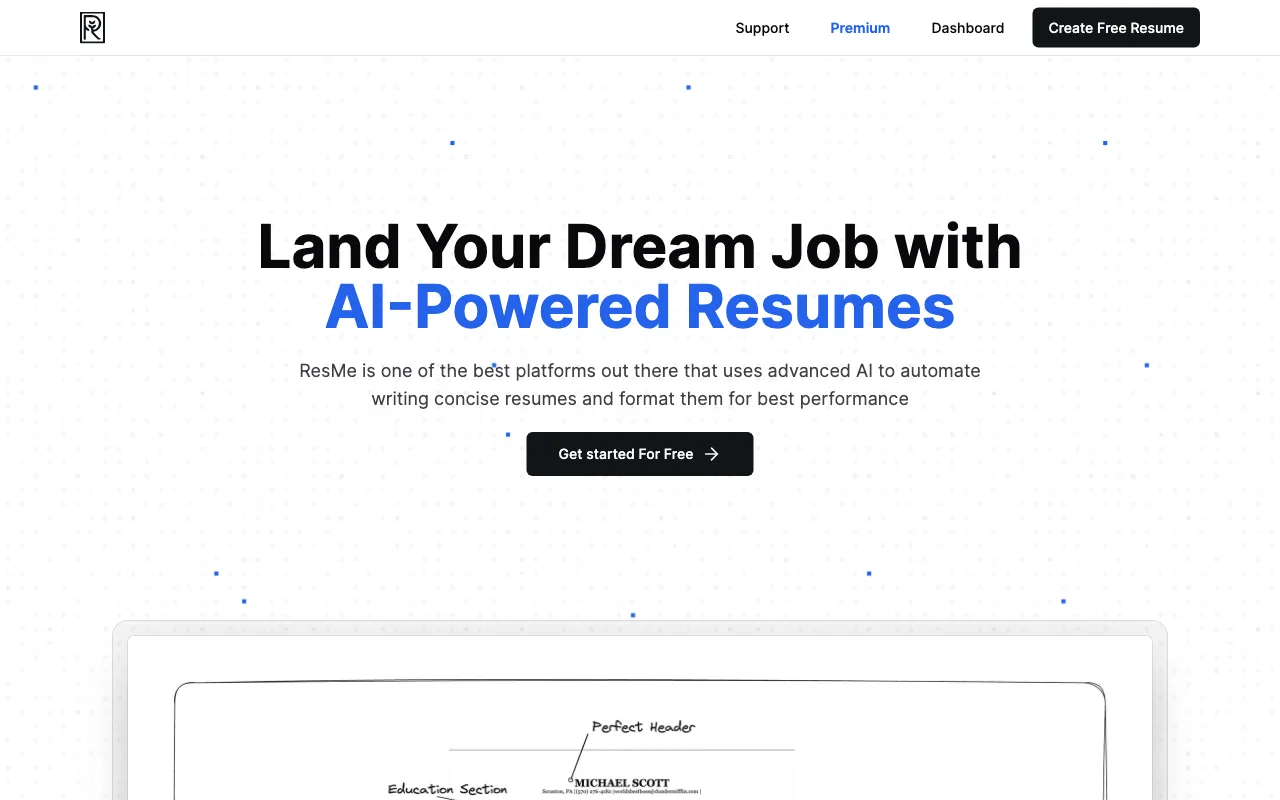 ResMe — preview screenshot