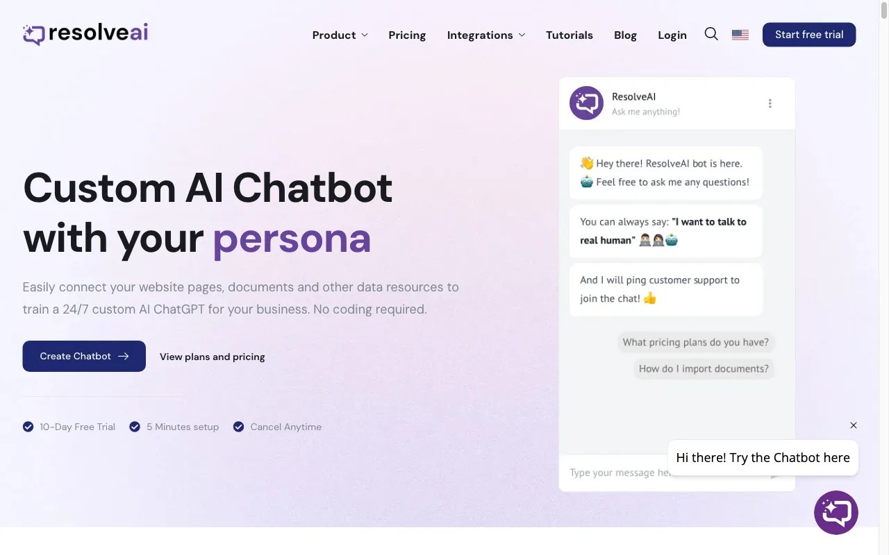 ResolveAI — preview screenshot