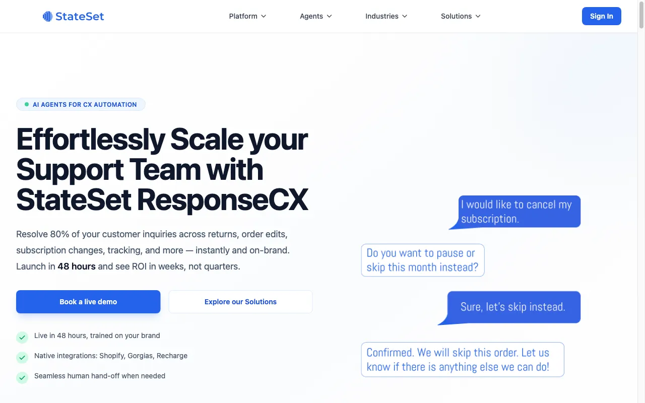 ResponseCX — preview screenshot
