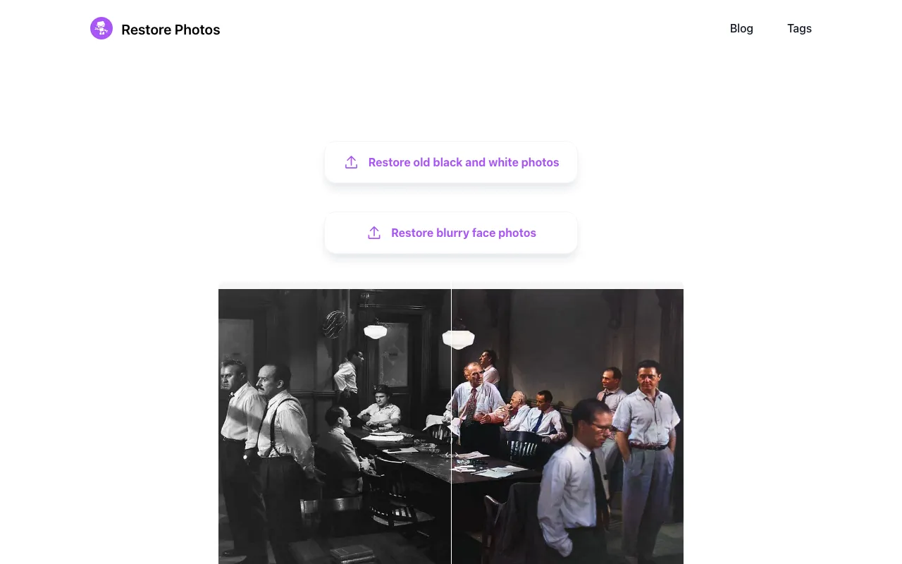 Restore Photos — preview screenshot