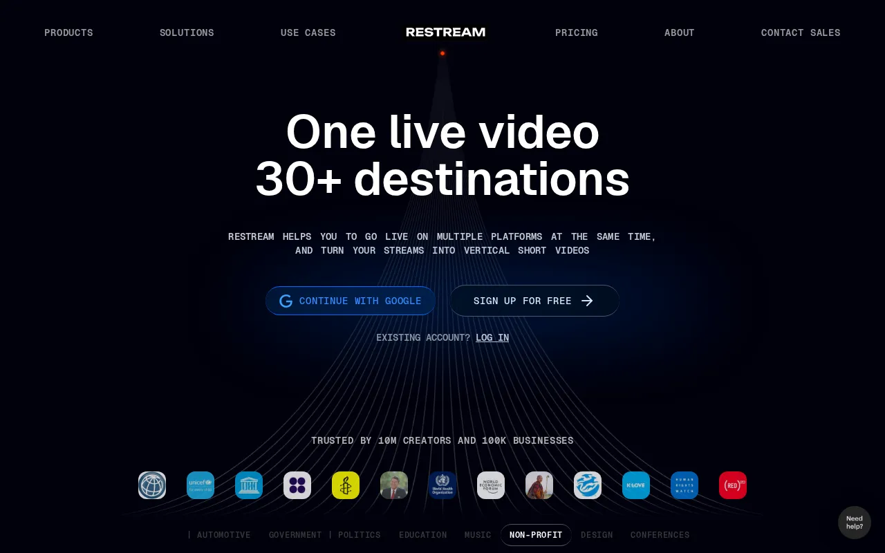 Restream — preview screenshot