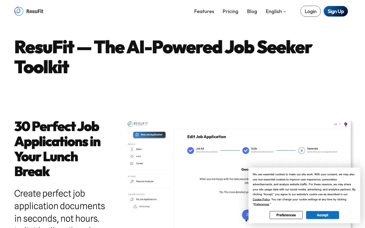 ResuFit — preview screenshot