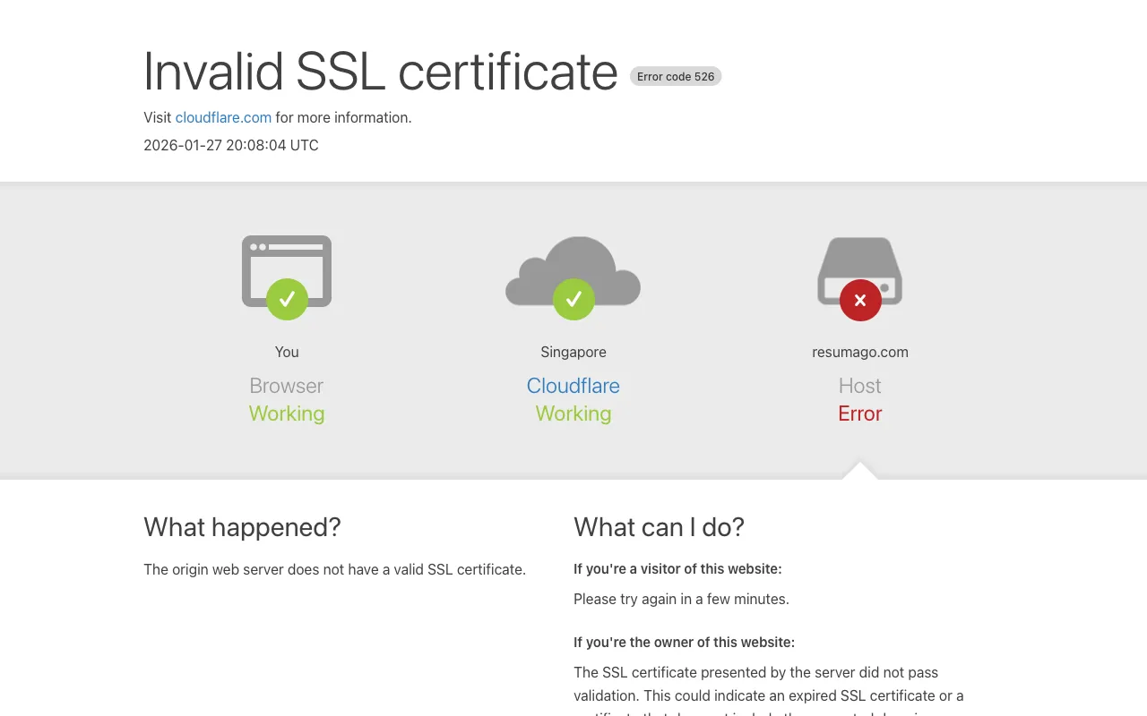 Resumago — preview screenshot