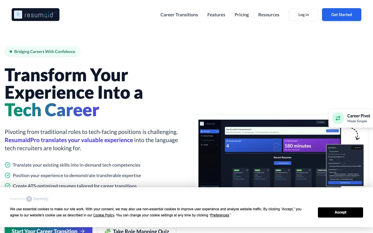 ResumaidPro — preview screenshot