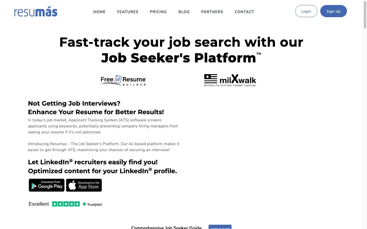 resumas.com — preview screenshot