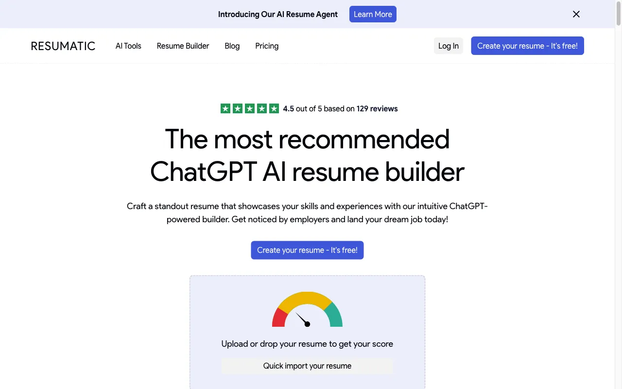 Resumatic — preview screenshot