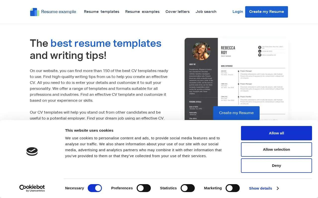 Resume-Example — preview screenshot