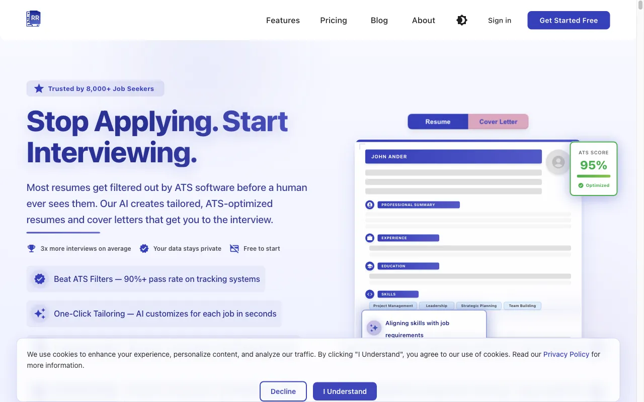 Resume Revival — preview screenshot