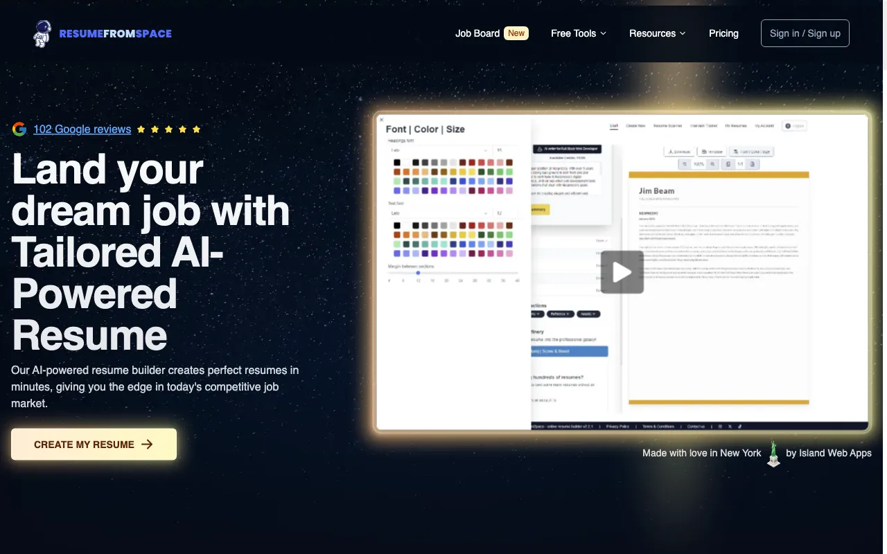 ResumeFromSpace — preview screenshot