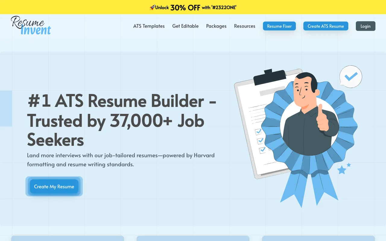 ResumeInvent — preview screenshot