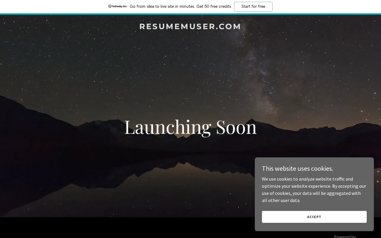 resumemuser.com — preview screenshot