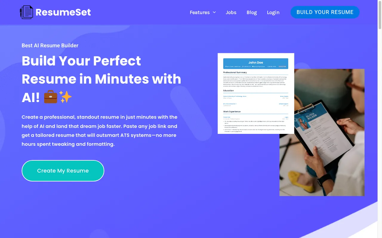 ResumeSet — preview screenshot