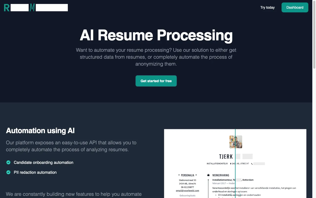 ResuMetrics — preview screenshot