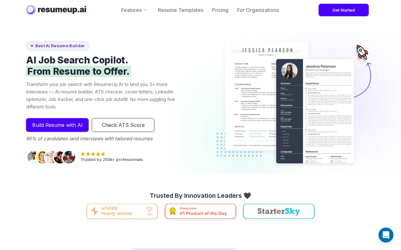 ResumeUp — preview screenshot