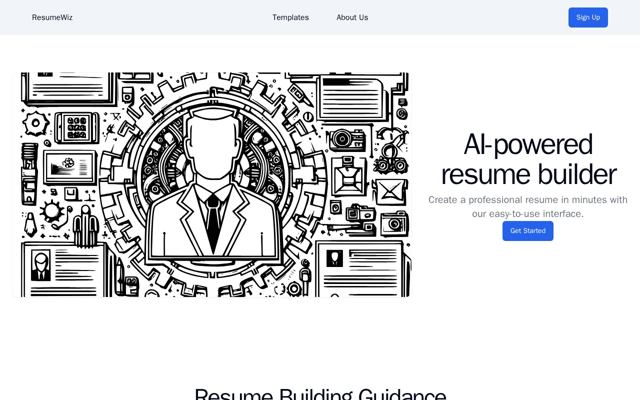 ResumeWiz — preview screenshot