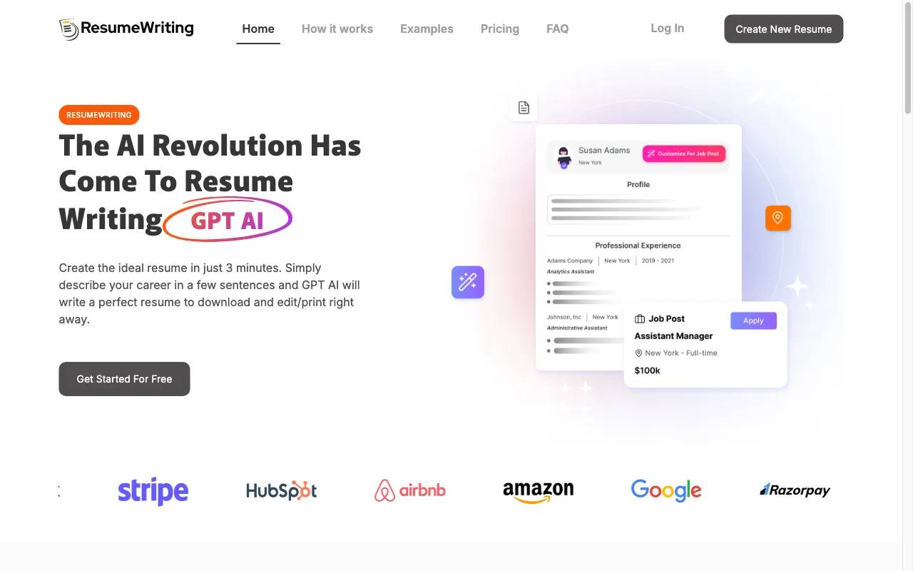 ResumeWriting — preview screenshot