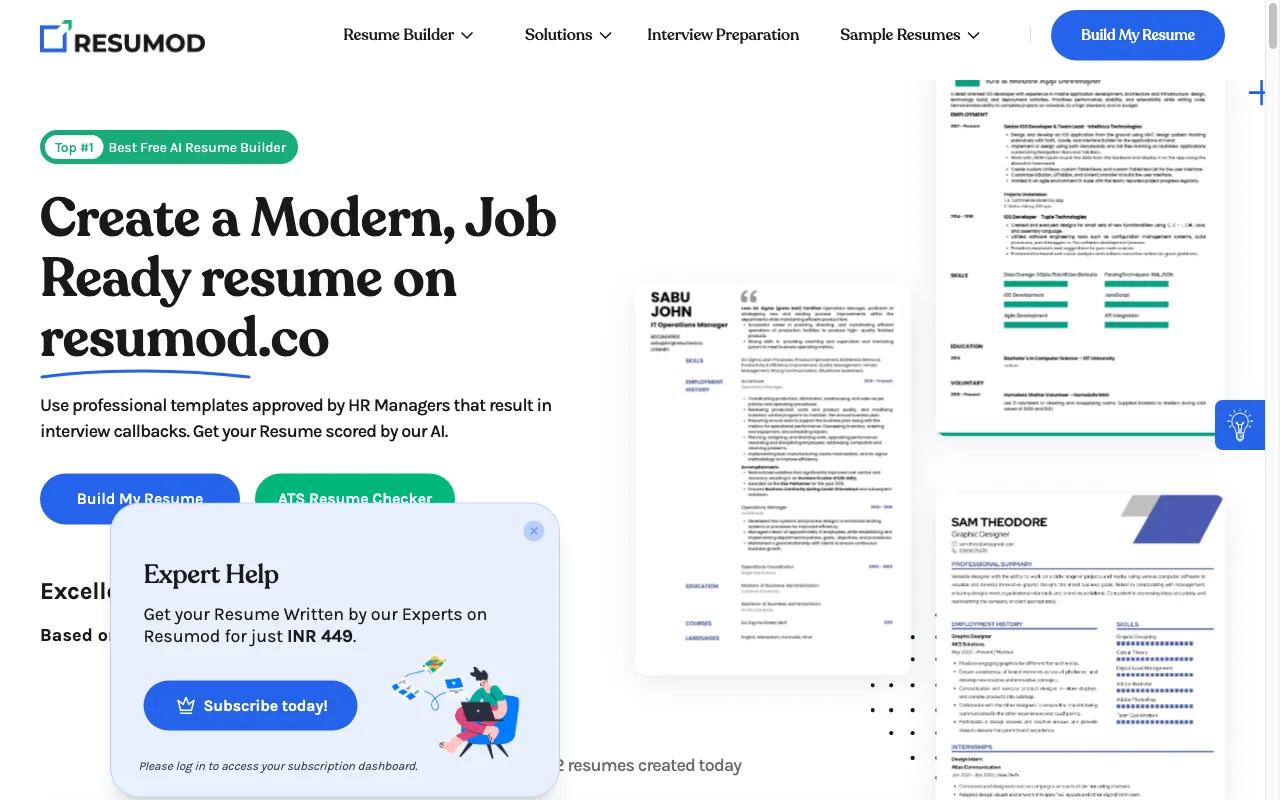 Resumod — preview screenshot