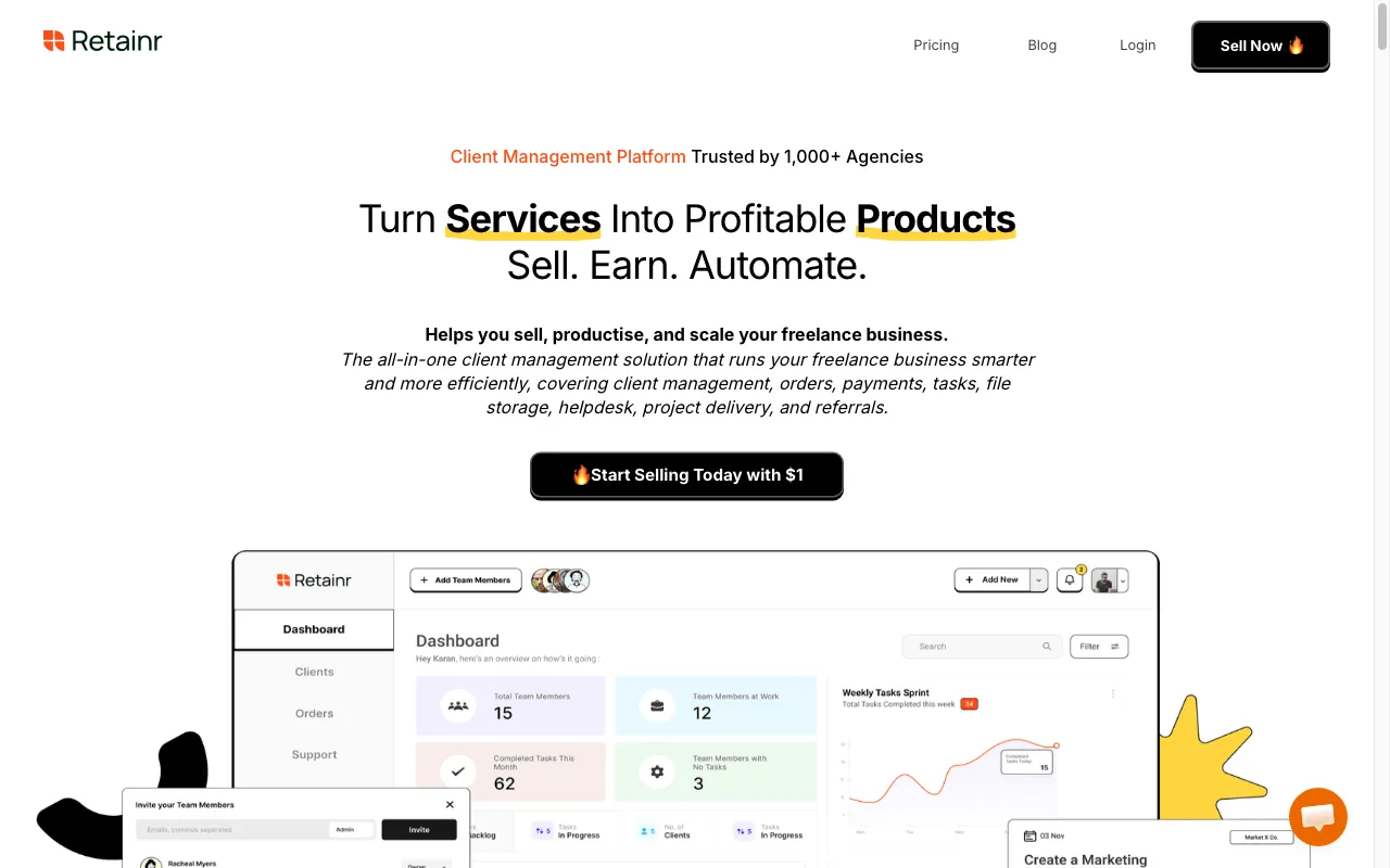 Retainr.io v2 — preview screenshot