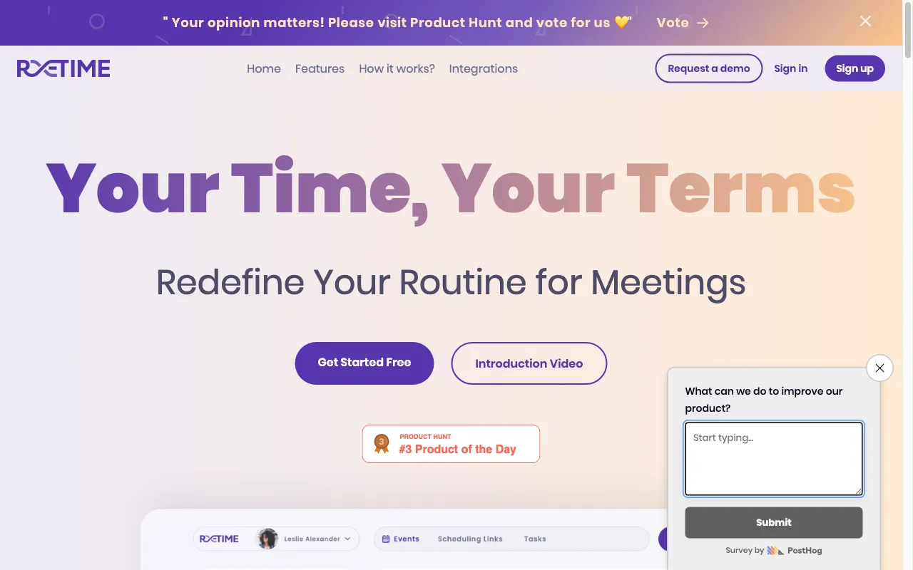 Retime — preview screenshot