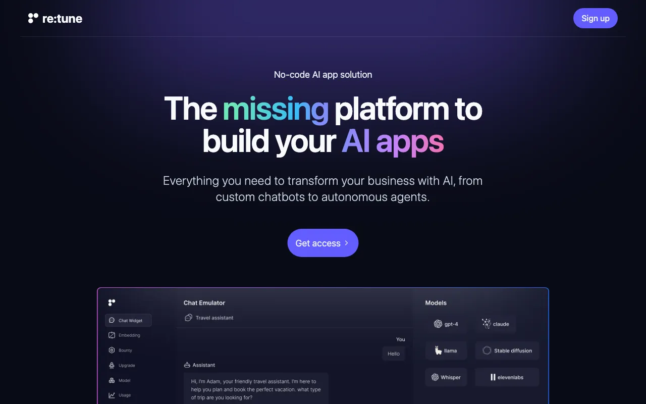 Retune — preview screenshot
