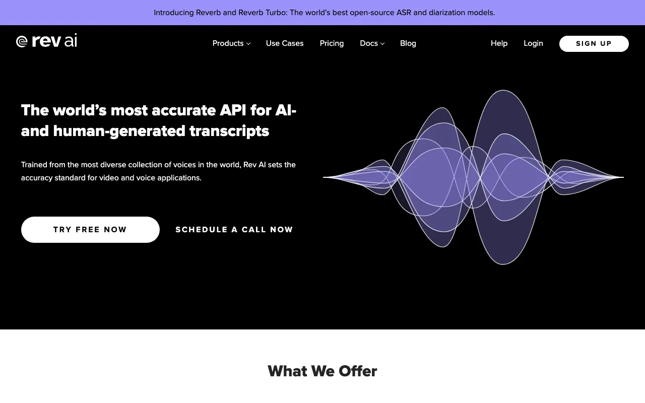rev.ai — preview screenshot